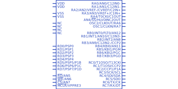 PIC18F43K20T-I/PT