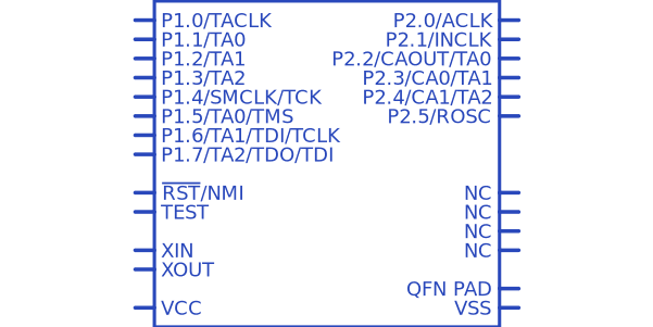 MSP430F1111AIRGET Купить Цена
